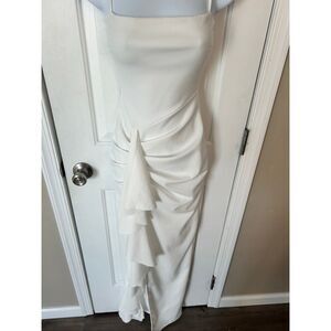 Winsor white maxi dress size xs sexy classy wedding or prom